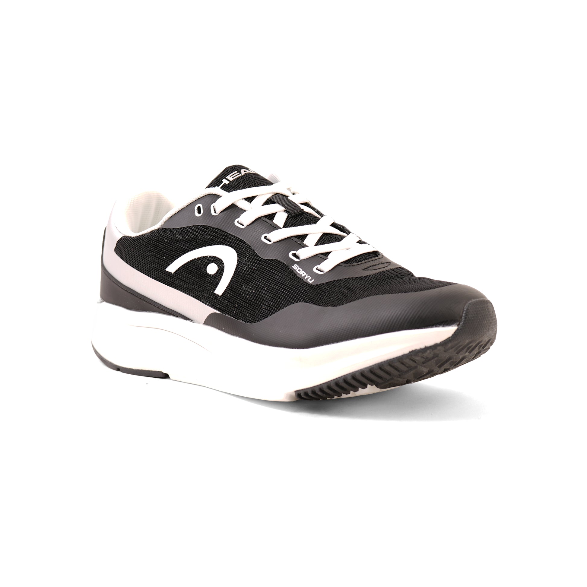 HEAD MENS SPORTS SHOES - BLACK/WHITE - Sole Therapy