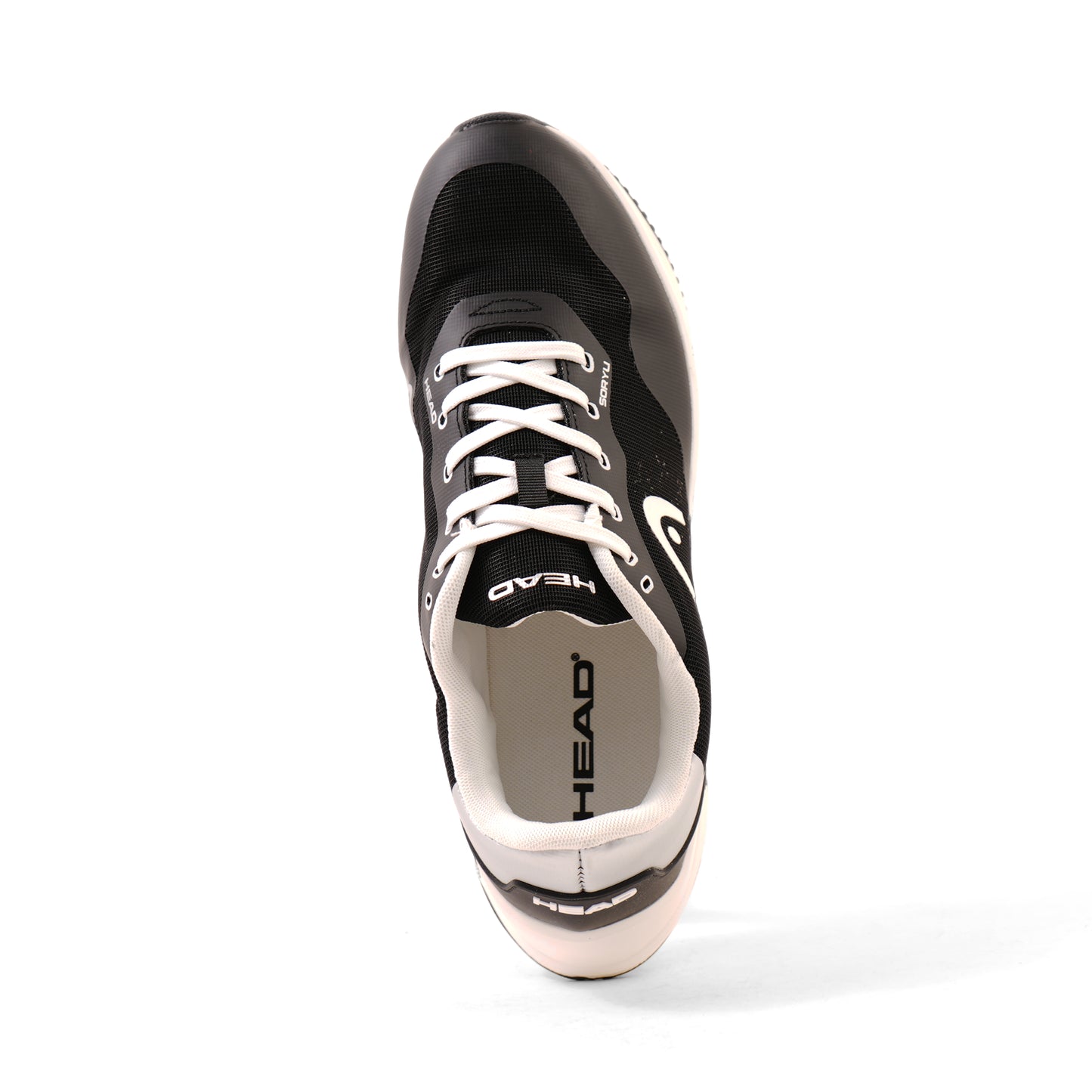 HEAD MENS SPORTS SHOES - BLACK/WHITE - Sole Therapy