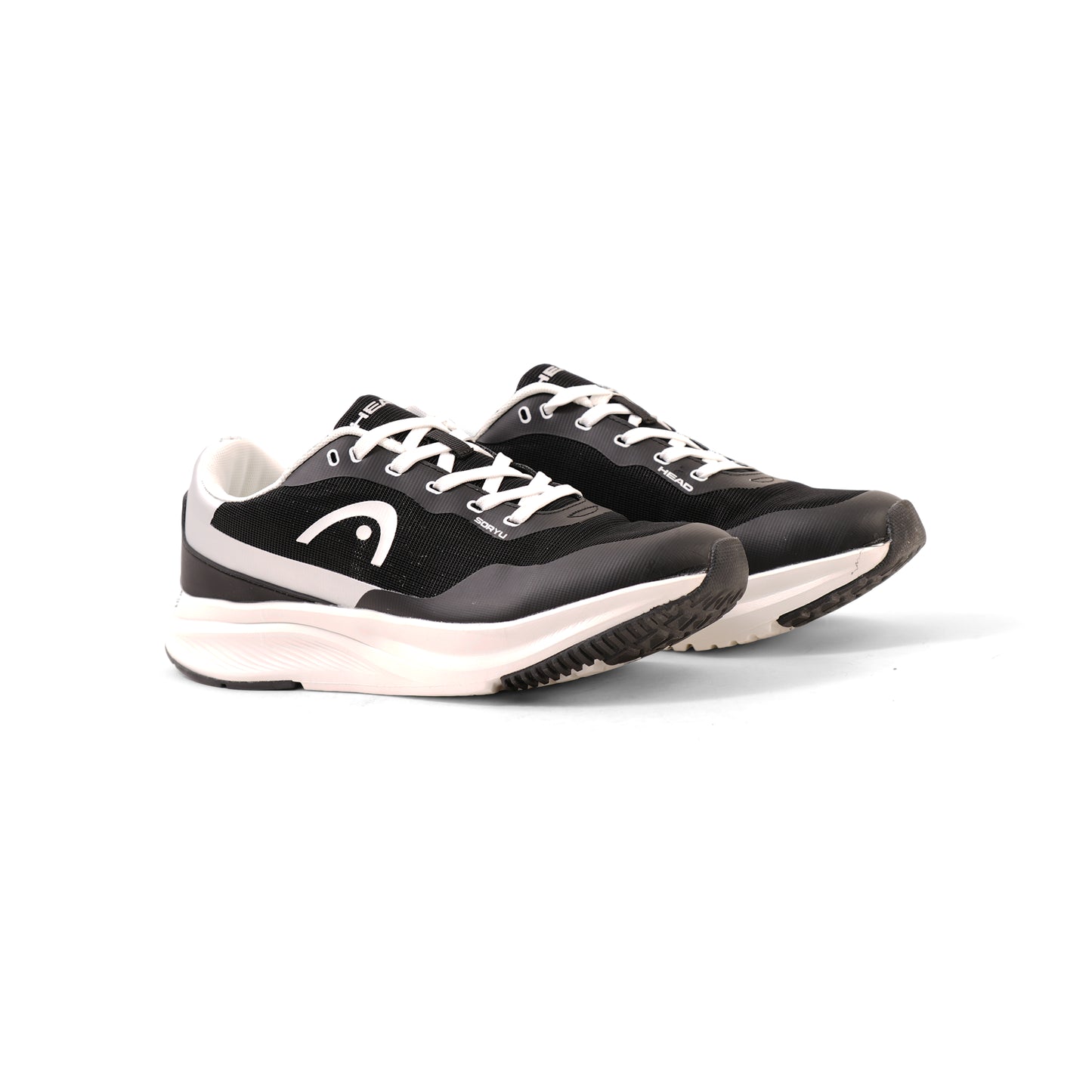 HEAD MENS SPORTS SHOES - BLACK/WHITE - Sole Therapy
