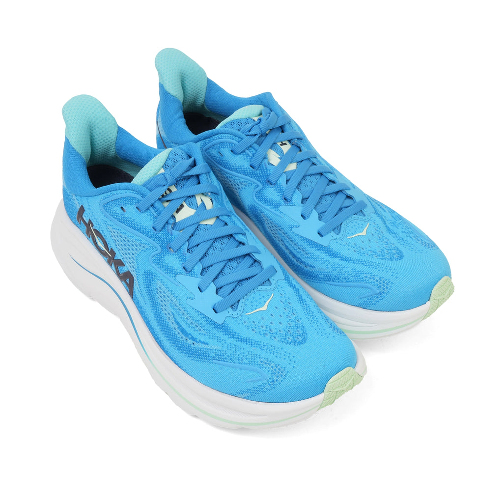 HOKA MEN'S RUNNING SHOES CLIFTON 9 HOKA BLUE/SKYWARD BLUE - Sole Therapy