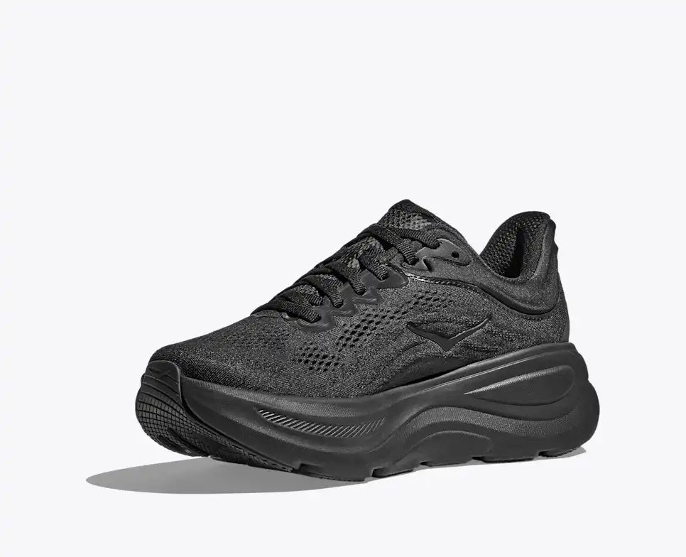 HOKA MENS BONDI 9 ROAD RUNNING BLACK / BLACK - Sole Therapy