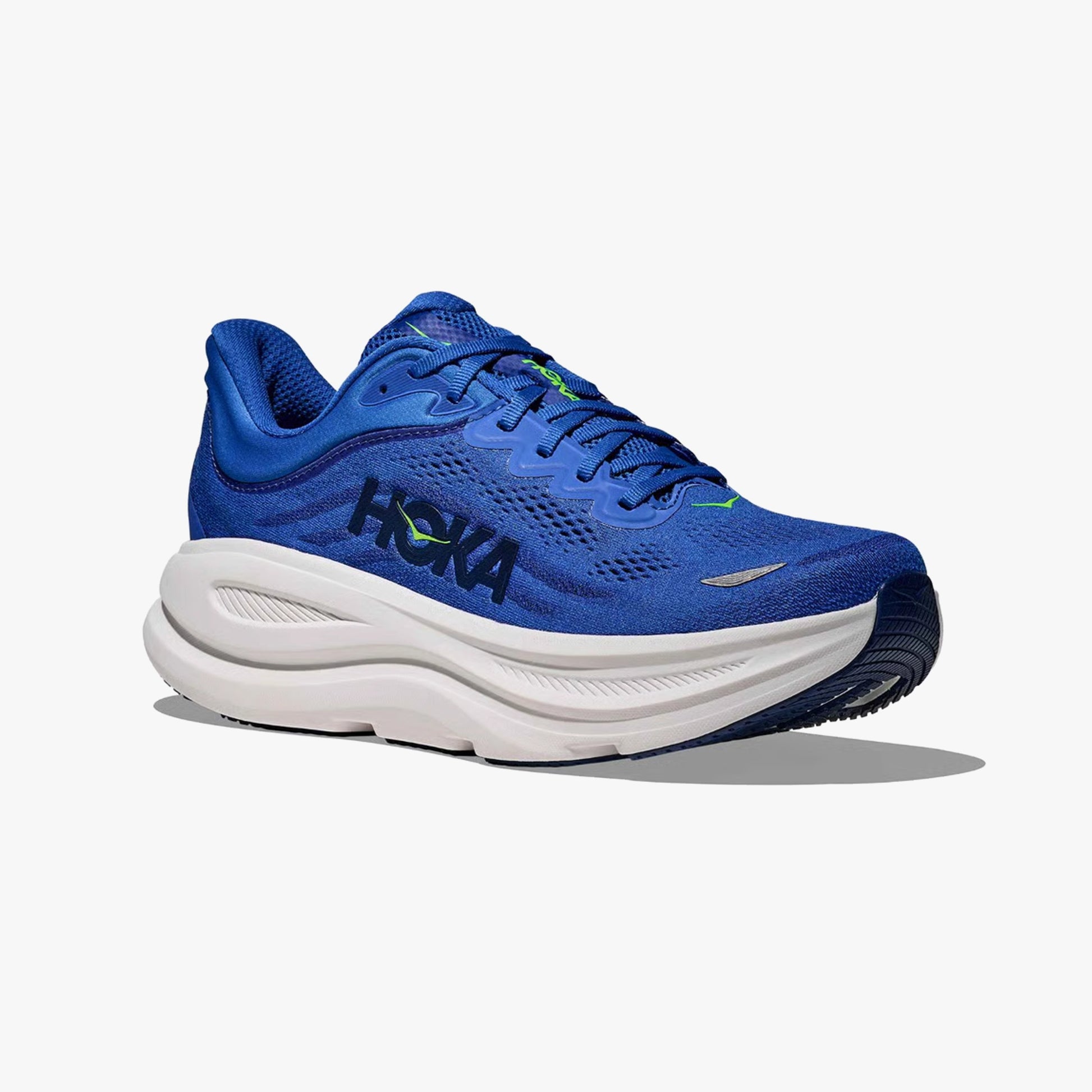 HOKA MENS BONDI 9 ROAD RUNNINGCOBALT BLUE / ULTRAMARINE - Sole Therapy