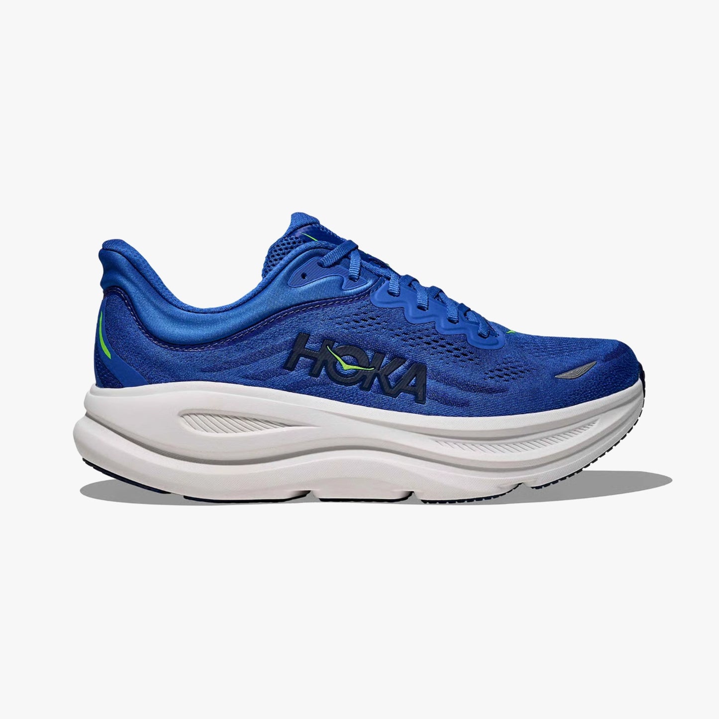 HOKA MENS BONDI 9 ROAD RUNNINGCOBALT BLUE / ULTRAMARINE - Sole Therapy
