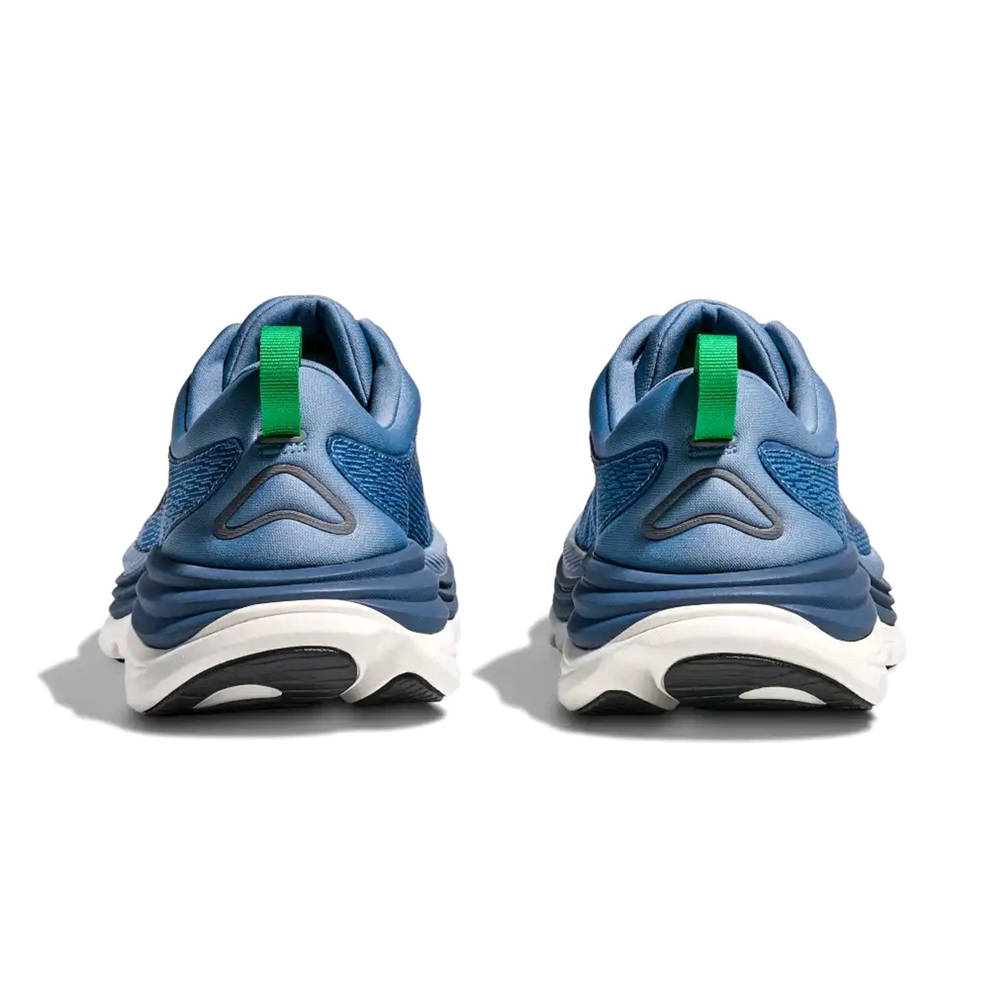 HOKA MENS RUNNING SHOES GAVIOTA 5 LIMESTONE/DIVA BLUE - Sole Therapy