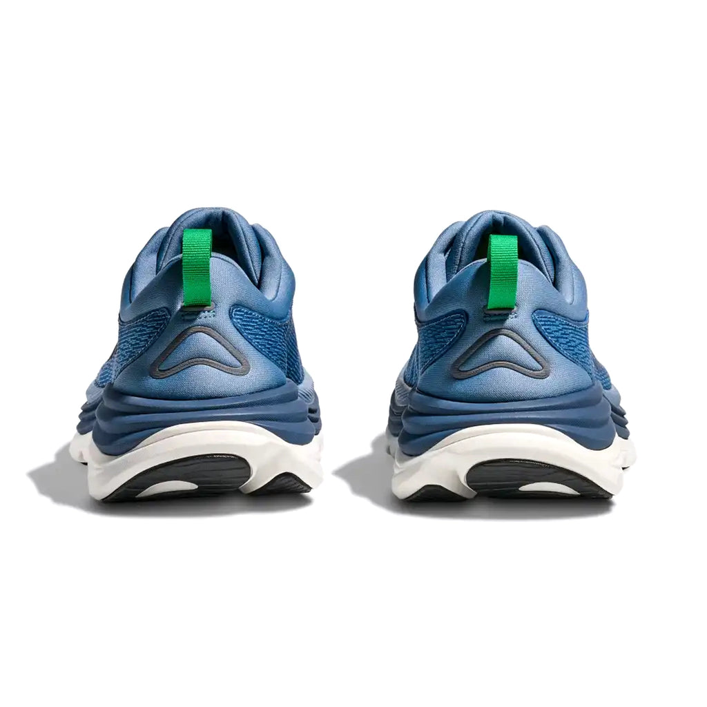 HOKA MENS RUNNING SHOES GAVIOTA 5 LIMESTONE/DIVA BLUE - Sole Therapy