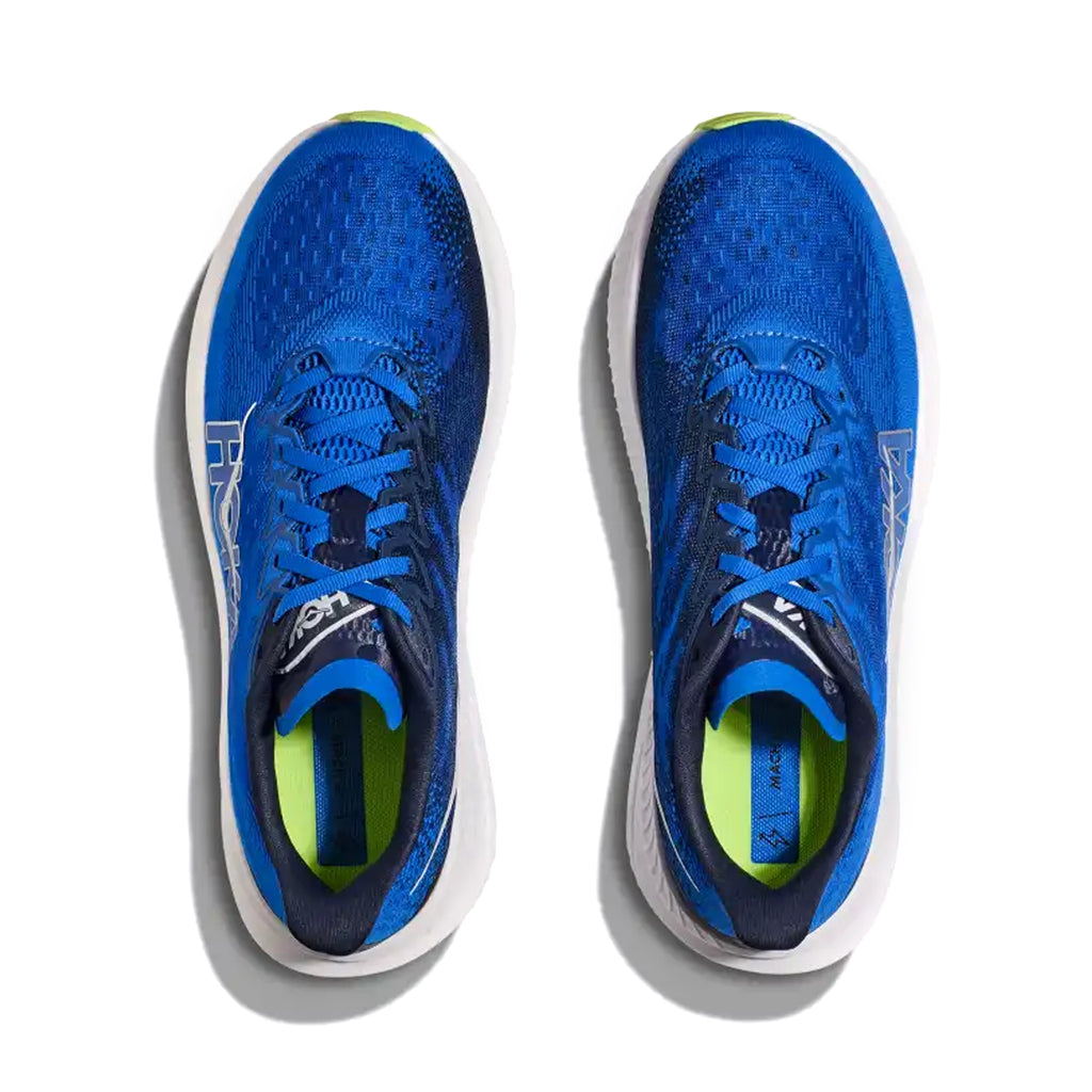 HOKA MENS RUNNING SHOES MACH6 ELECTRIC COBALT/VARSITY NAVY - Sole Therapy