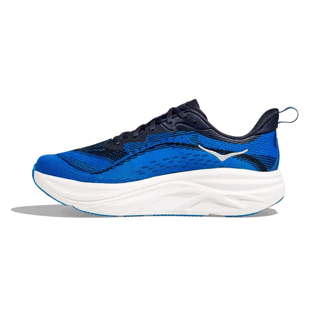 HOKA MENS RUNNING SHOES SKY FLOW VARSITY NAVY/ELECTRIC COBALT - Sole Therapy