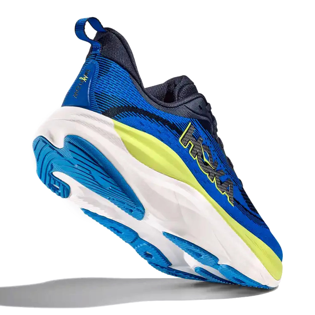 HOKA MENS RUNNING SHOES SKY FLOW VARSITY NAVY/ELECTRIC COBALT - Sole Therapy