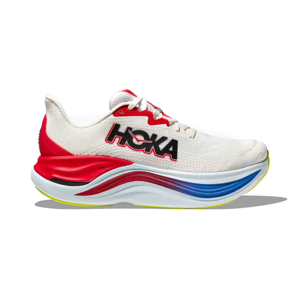 HOKA MENS RUNNING SHOES SKYWARDX BLANC DE BLANC / VIRTUAL BLUE - Sole Therapy