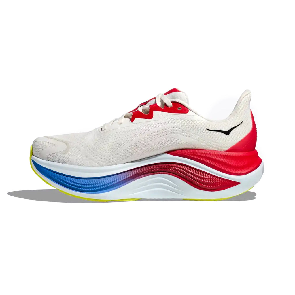 HOKA MENS RUNNING SHOES SKYWARDX BLANC DE BLANC / VIRTUAL BLUE - Sole Therapy
