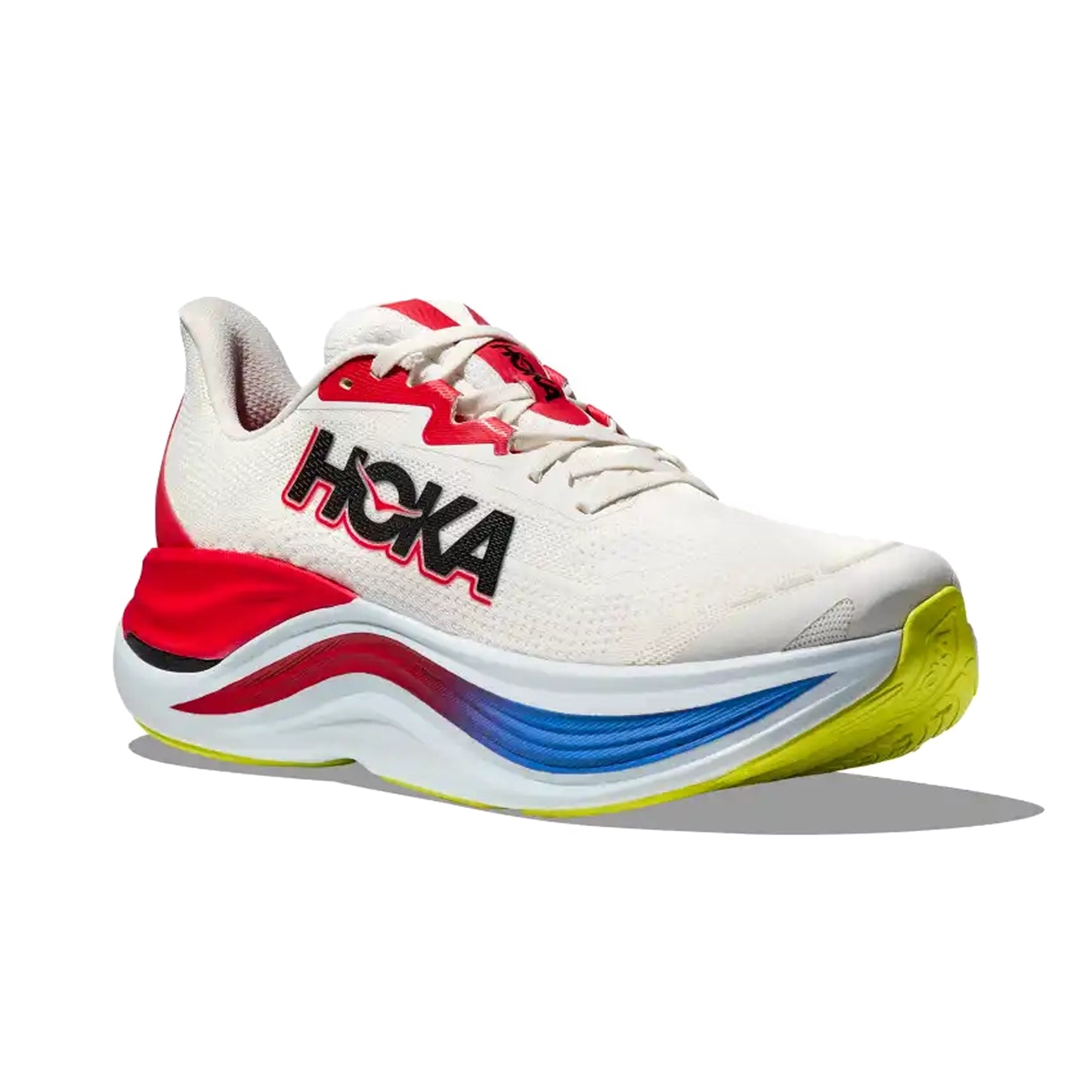 HOKA MENS RUNNING SHOES SKYWARDX BLANC DE BLANC / VIRTUAL BLUE - Sole Therapy
