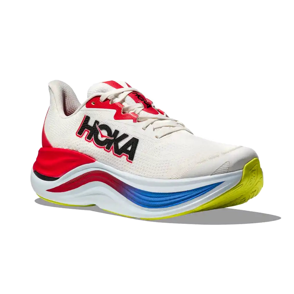 HOKA MENS RUNNING SHOES SKYWARDX BLANC DE BLANC / VIRTUAL BLUE - Sole Therapy