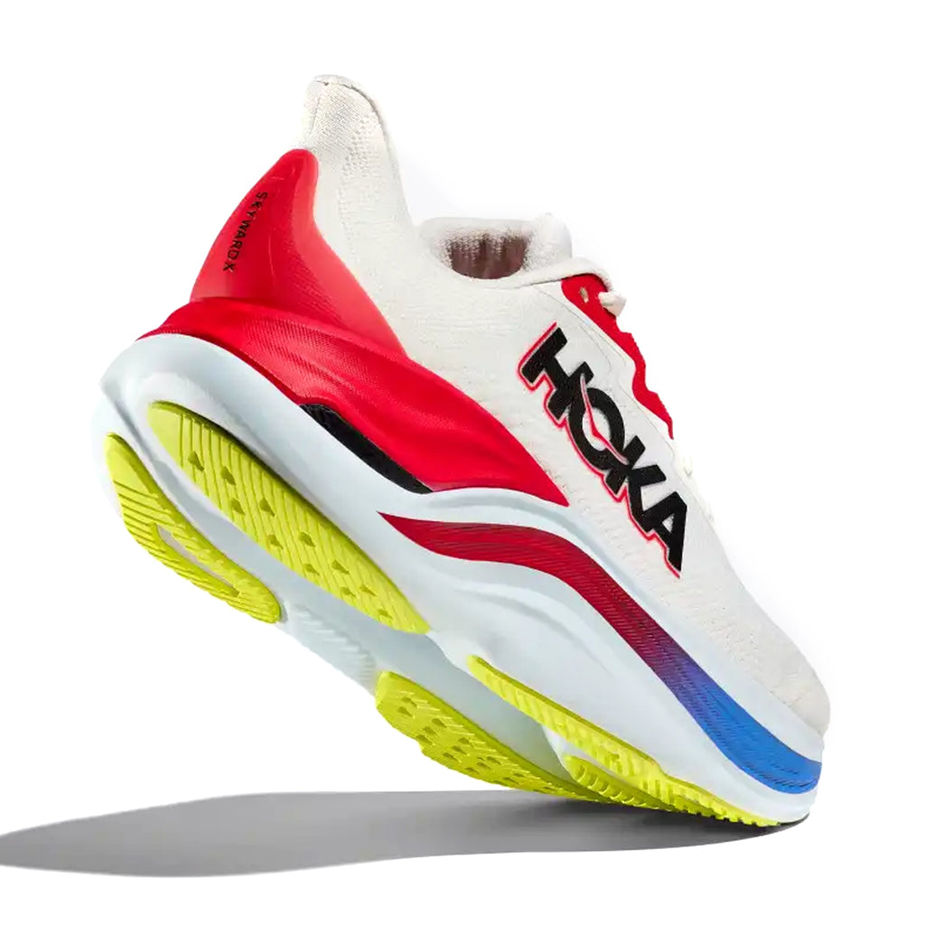 HOKA MENS RUNNING SHOES SKYWARDX BLANC DE BLANC / VIRTUAL BLUE - Sole Therapy