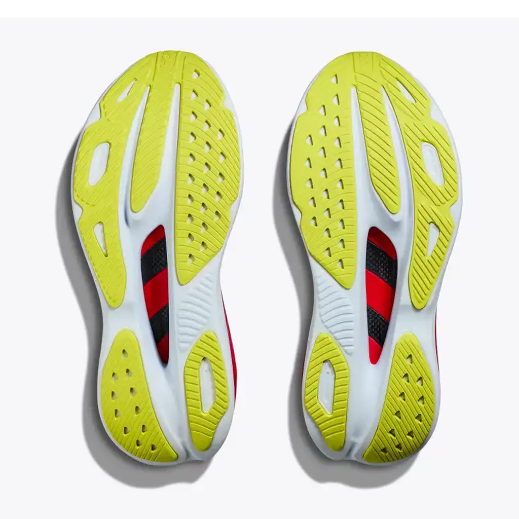 HOKA MENS RUNNING SHOES SKYWARDX BLANC DE BLANC / VIRTUAL BLUE - Sole Therapy
