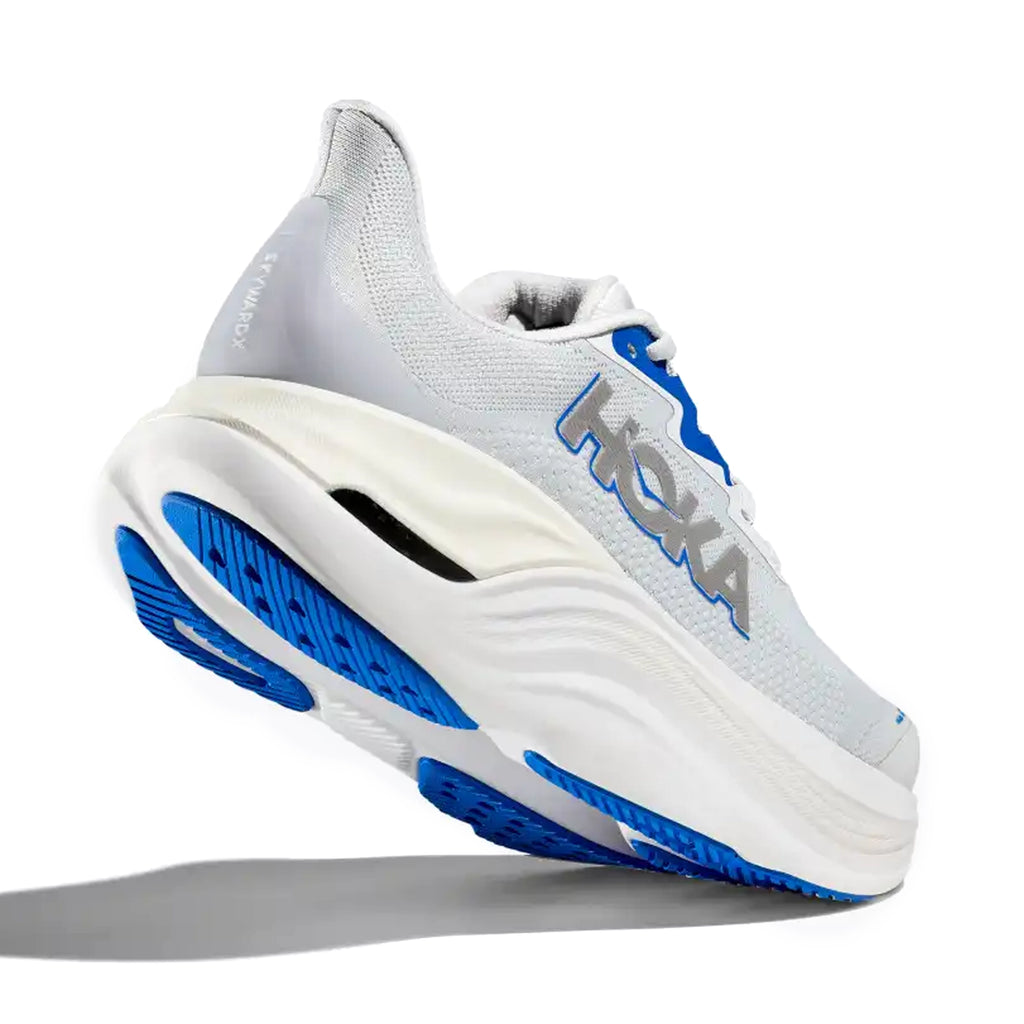 HOKA MENS RUNNING SHOES SKYWARDX COSMIC GREY/SILVER - Sole Therapy