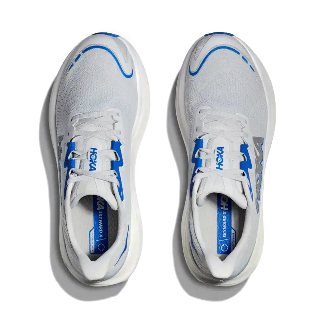 HOKA MENS RUNNING SHOES SKYWARDX COSMIC GREY/SILVER - Sole Therapy