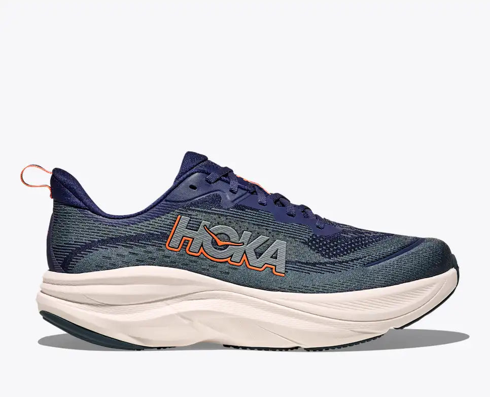 HOKA MENS SPORTS SHOES SKYFLOW MIDNIGHT BLUE / VARSITY NAVY - Sole Therapy