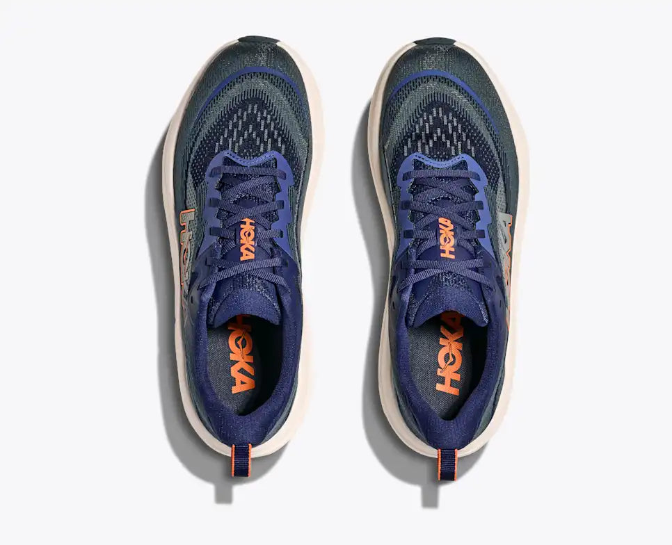 HOKA MENS SPORTS SHOES SKYFLOW MIDNIGHT BLUE / VARSITY NAVY - Sole Therapy