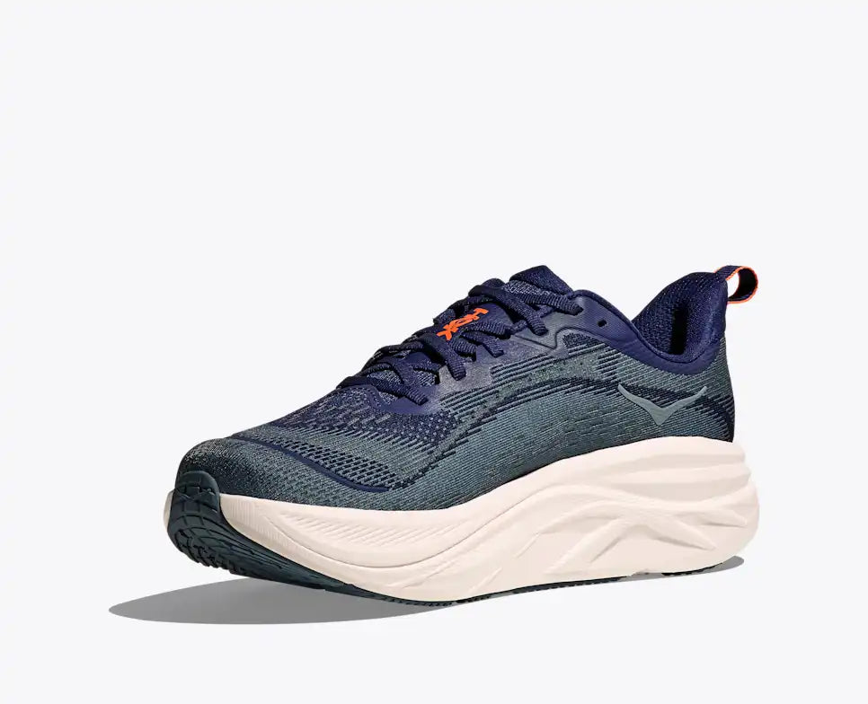 HOKA MENS SPORTS SHOES SKYFLOW MIDNIGHT BLUE / VARSITY NAVY - Sole Therapy
