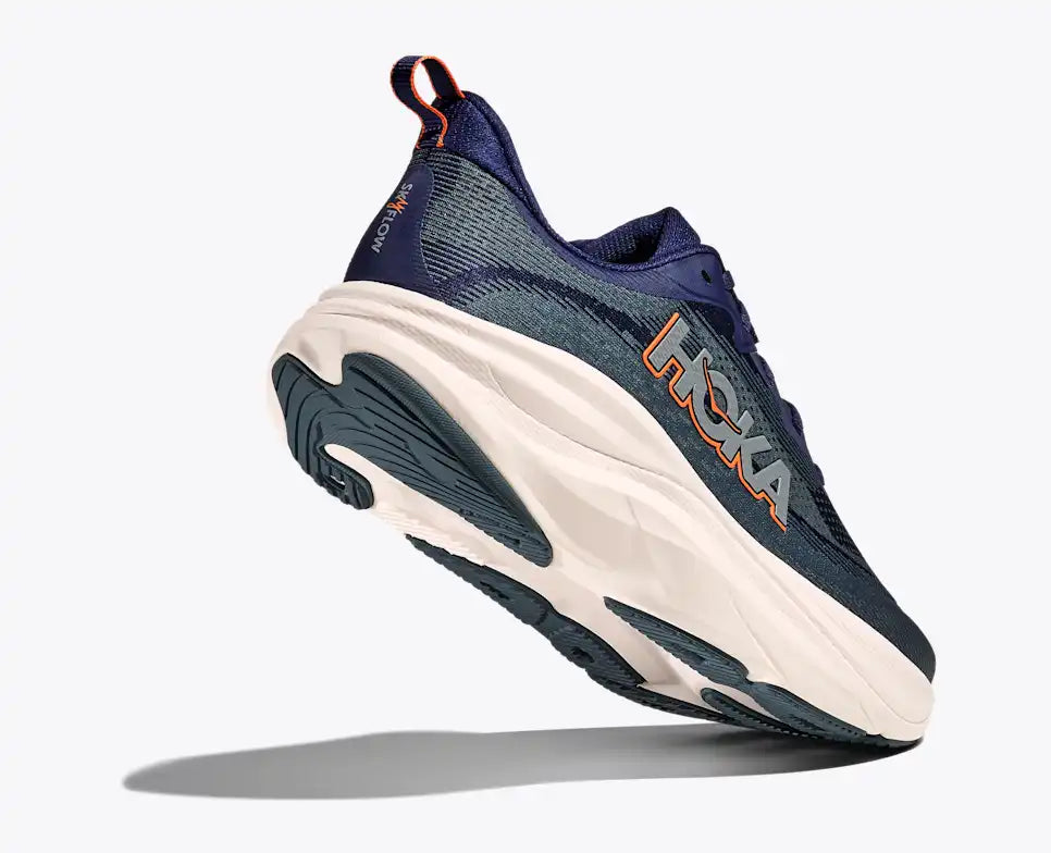 HOKA MENS SPORTS SHOES SKYFLOW MIDNIGHT BLUE / VARSITY NAVY - Sole Therapy