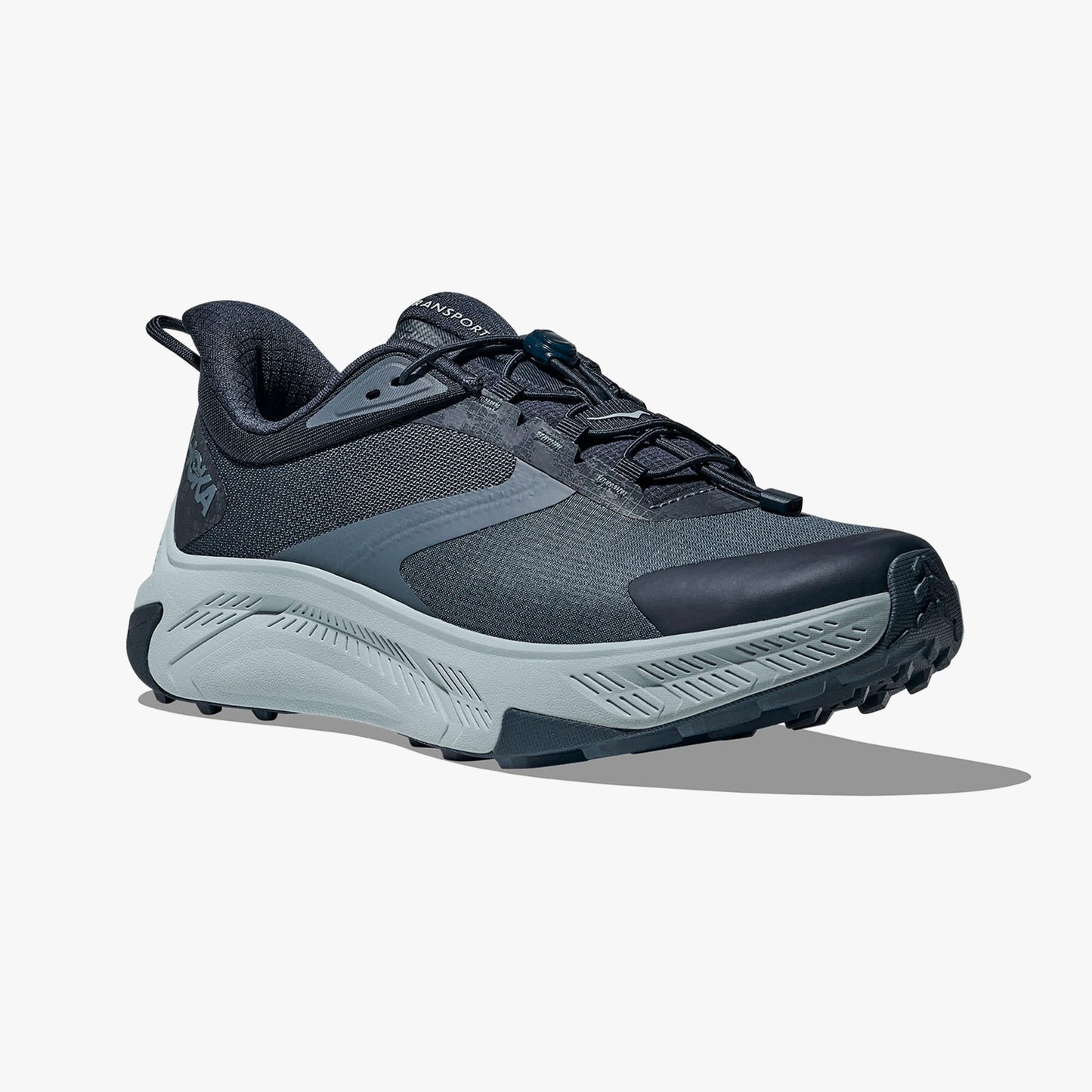 HOKA MENS TRANSPORT 2FADED NAVY / MINERAL BLUE - Sole Therapy