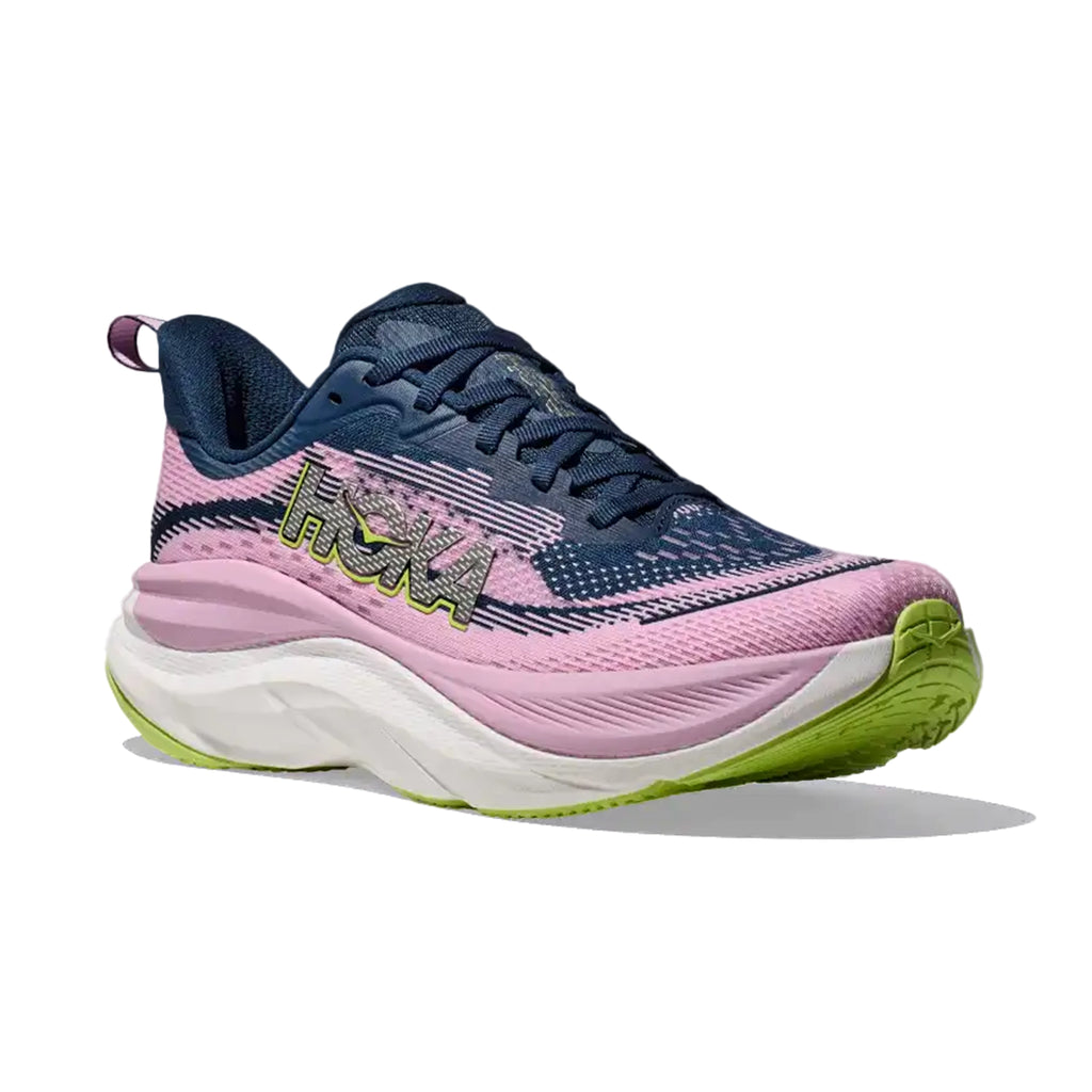HOKA WOMEN'S RUNNING SHOES SKY FLOW MIDNIGHT / PINK TWILIGHT - Sole Therapy