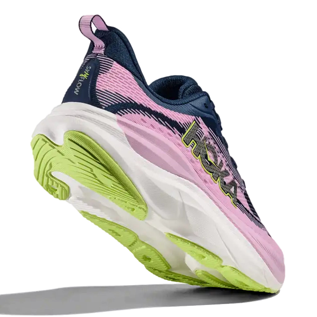 HOKA WOMEN'S RUNNING SHOES SKY FLOW MIDNIGHT / PINK TWILIGHT - Sole Therapy