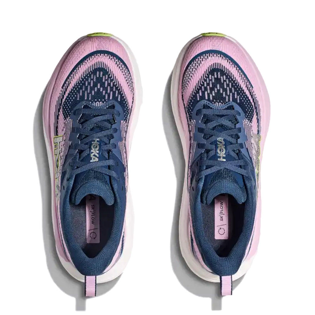 HOKA WOMEN'S RUNNING SHOES SKY FLOW MIDNIGHT / PINK TWILIGHT - Sole Therapy