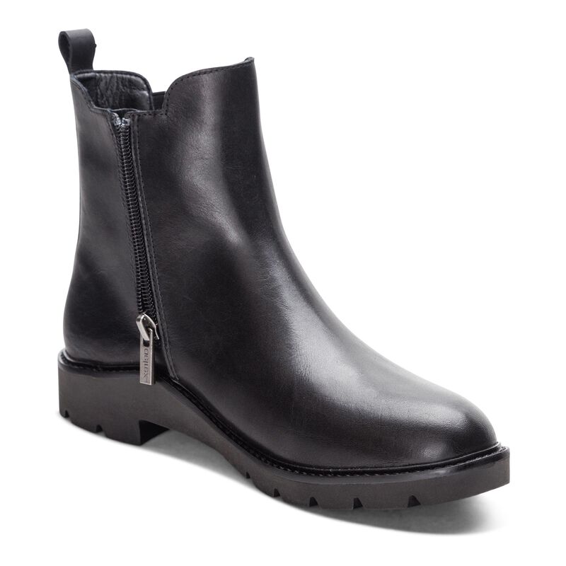 Hannah Women Arch Support Boots Black - Sole Therapy