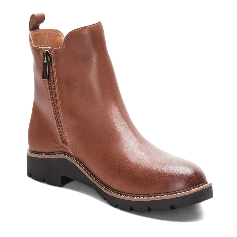 Hannah Women Arch Support Boots Cognac - Aetrex Middle East