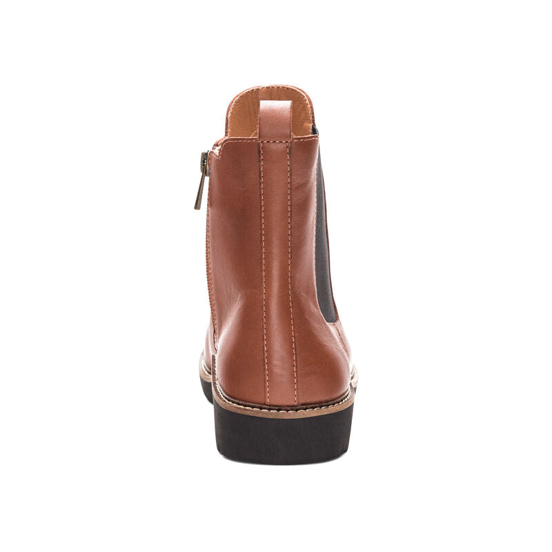 Hannah Women Arch Support Boots Cognac - Sole Therapy
