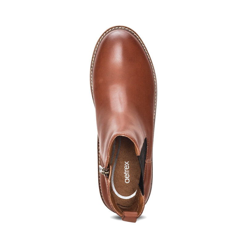Hannah Women Arch Support Boots Cognac - Sole Therapy