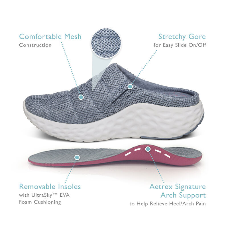 Harley Comfort Clogs Black - Aetrex Middle East