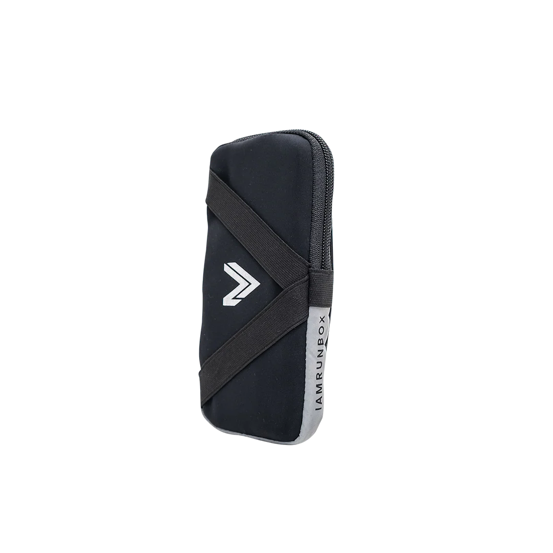 I AM RUNBOX RUNNERS WALLET MINI - BLACK - Sole Therapy
