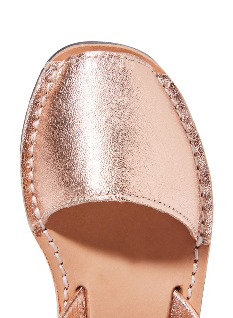 CASTELL IKER GLITTER KIDS SANDAL METALLIC ROSE GOLD