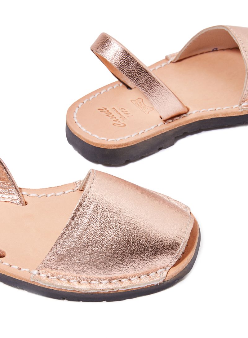 CASTELL IKER GLITTER KIDS SANDAL METALLIC ROSE GOLD