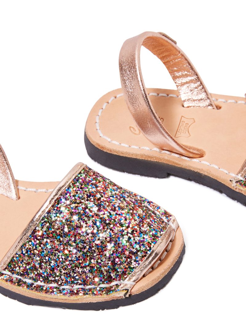CASTELL IKER GLITTER KIDS SANDAL GLITTER MULTICOLOR