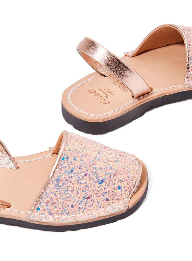 CASTELL IKER  GLITTER KIDS SANDAL GLITTER/PINK