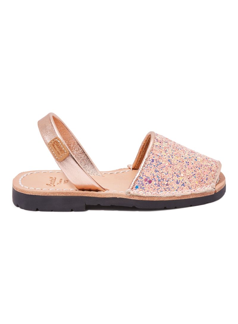 CASTELL IKER  GLITTER KIDS SANDAL GLITTER/PINK