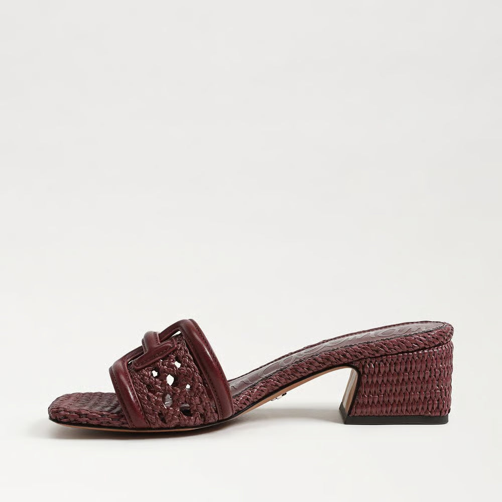 SAM EDELMEN WAYLON WEAVE MAROON