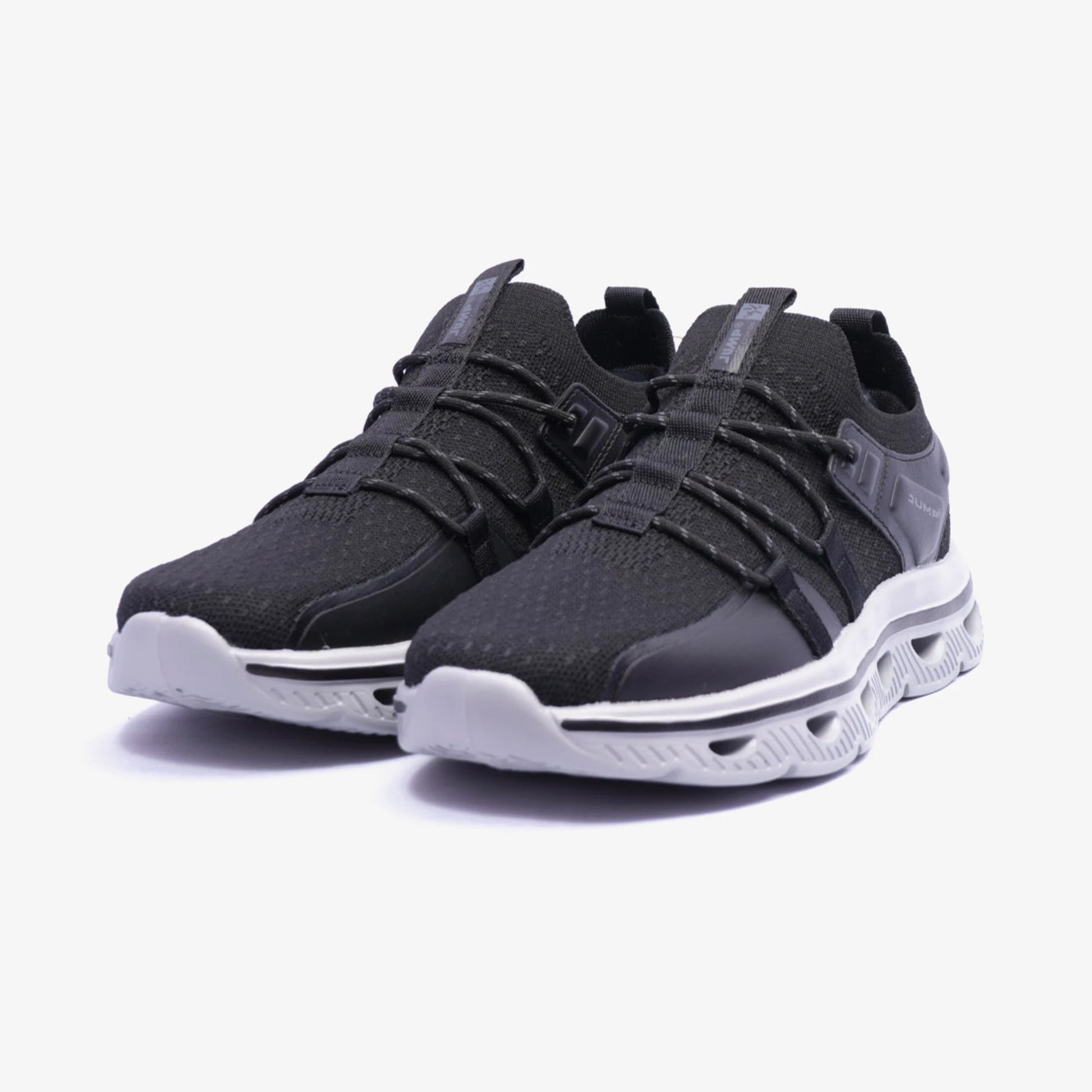 JUMP Breathable Mesh Sneaker Womens Black - Grey - Sole Therapy