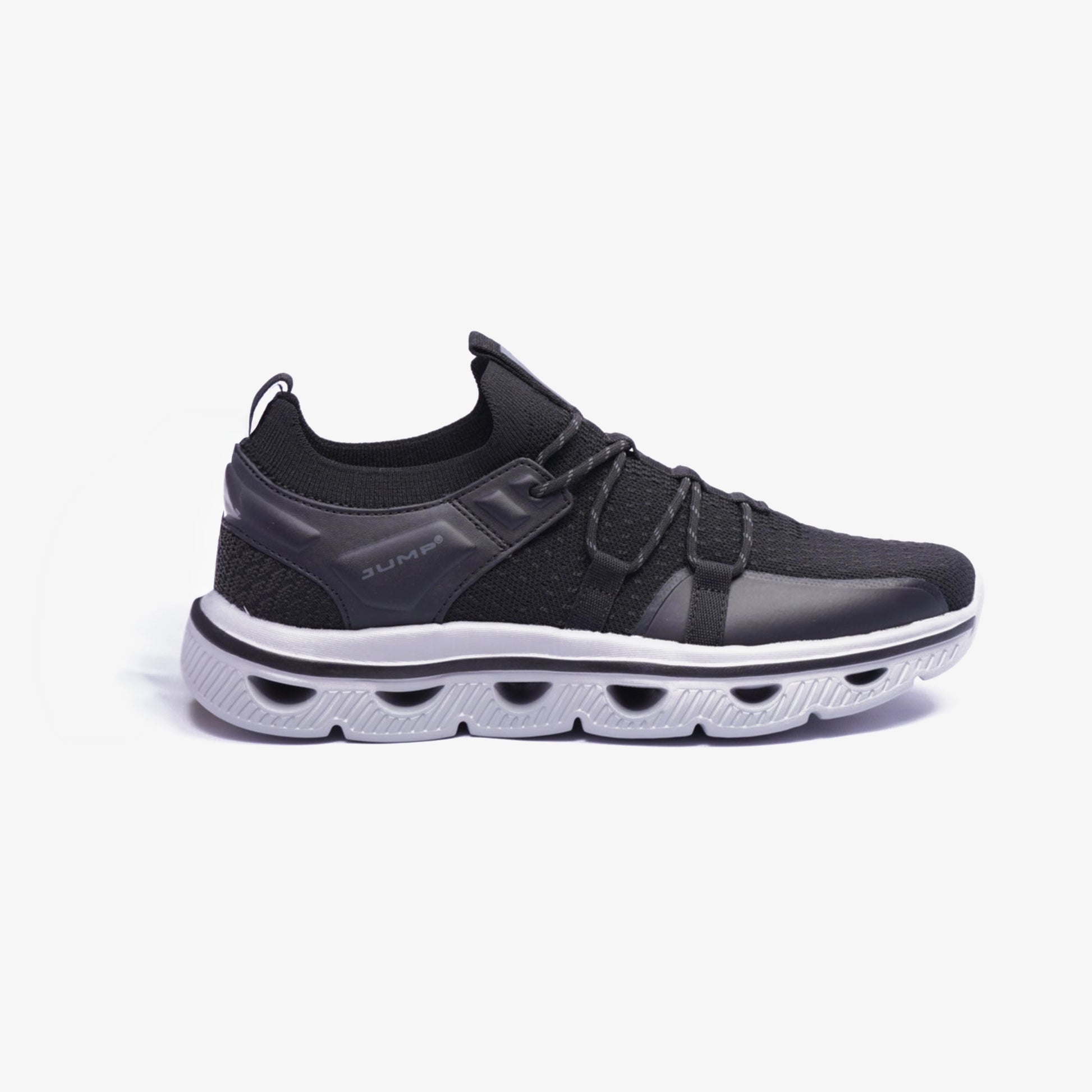 JUMP Breathable Mesh Sneaker Womens Black - Grey - Sole Therapy