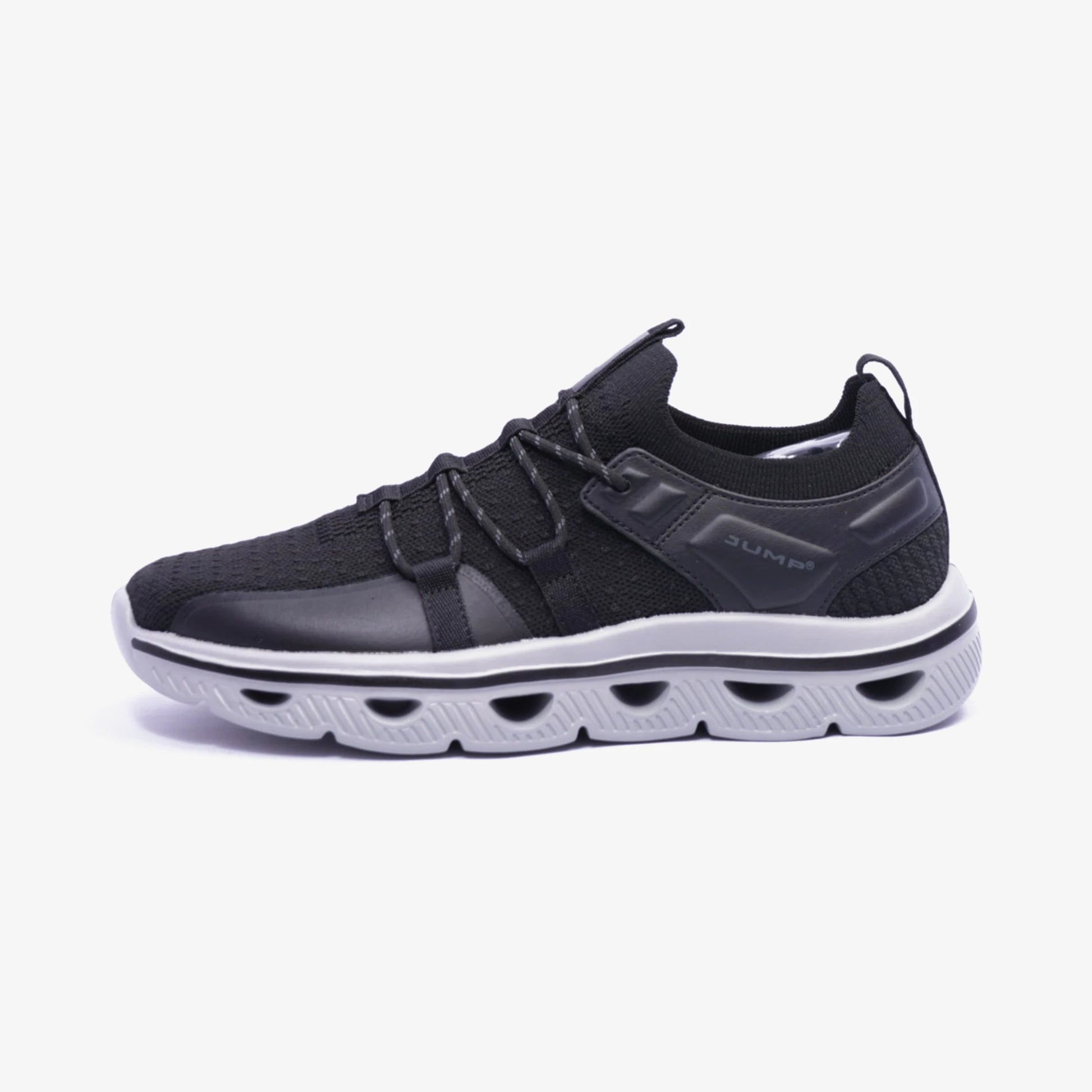 JUMP Breathable Mesh Sneaker Womens Black - Grey - Sole Therapy