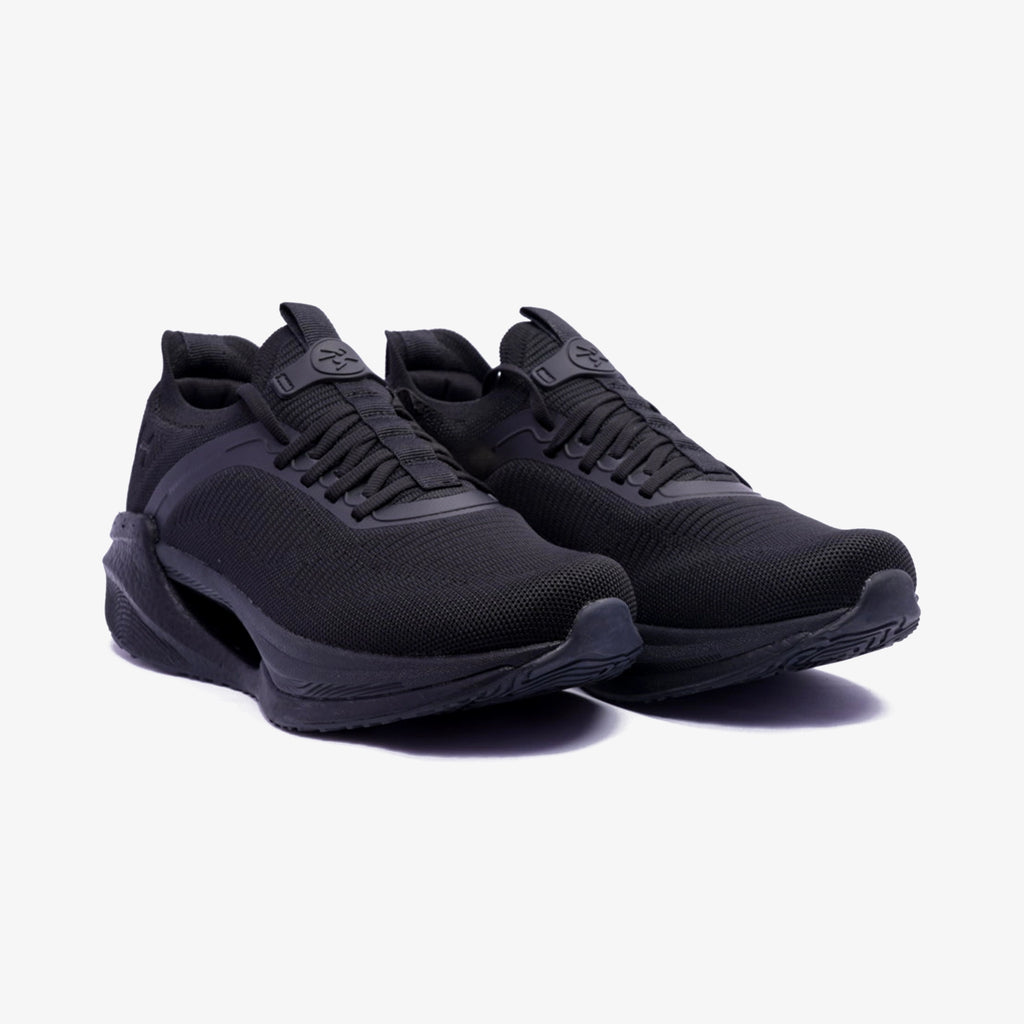 JUMP Sleek Running Shoes Black - Sole Therapy
