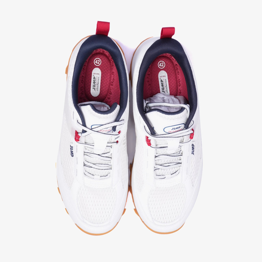 JUMP Uno Men's Leather Sneakers White - Sole Therapy