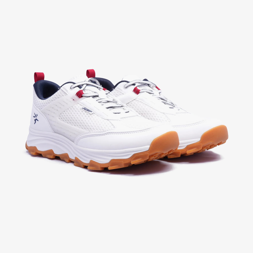 JUMP Uno Men's Leather Sneakers White - Sole Therapy