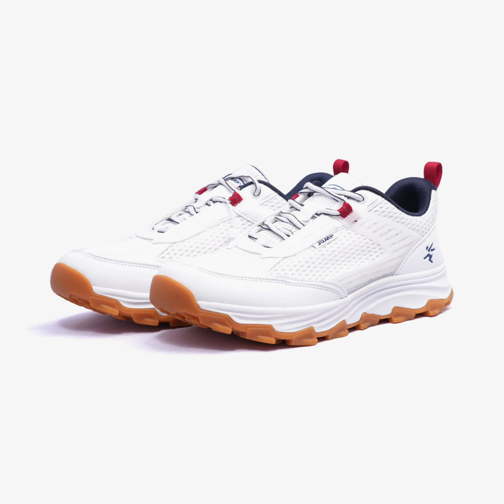 JUMP Uno Men's Leather Sneakers White - Sole Therapy