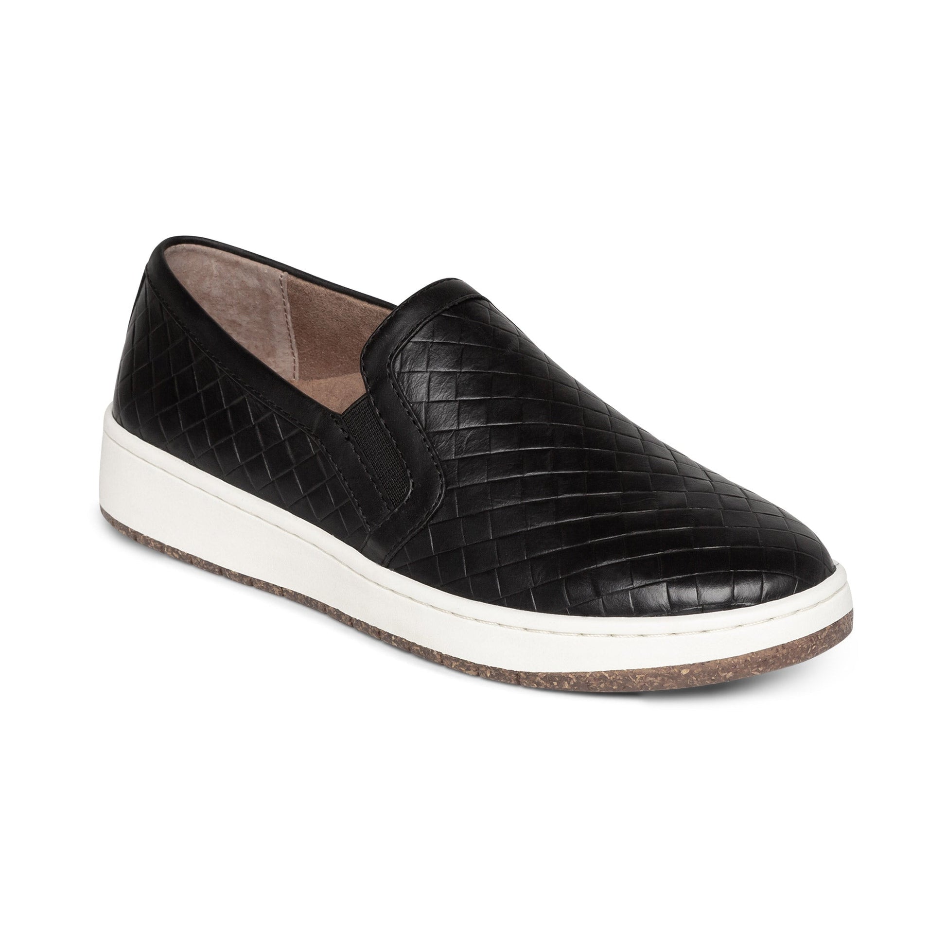 Kenzie Slip-On Comfort Sneakers Black - Sole Therapy