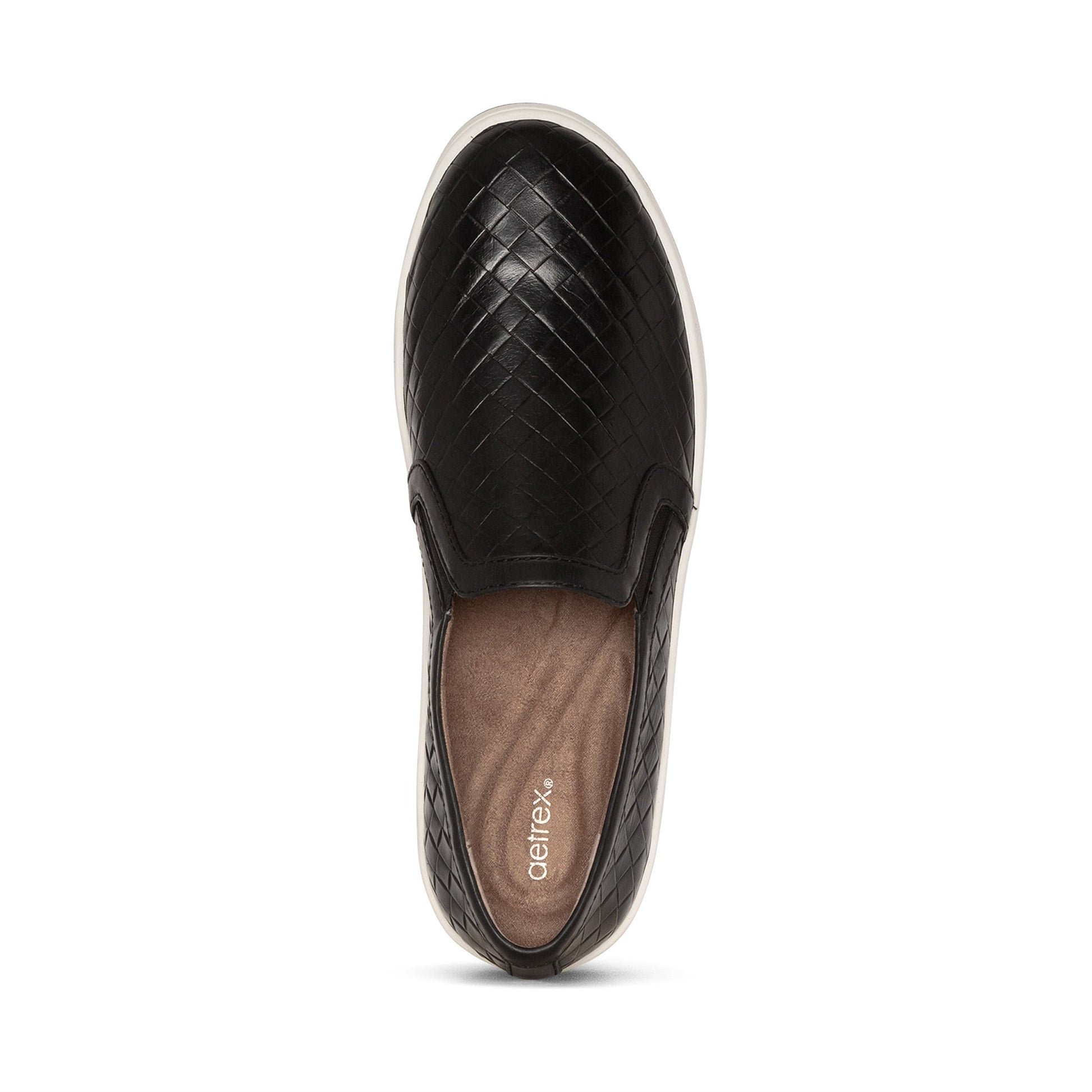 Kenzie Slip-On Comfort Sneakers Black - Sole Therapy