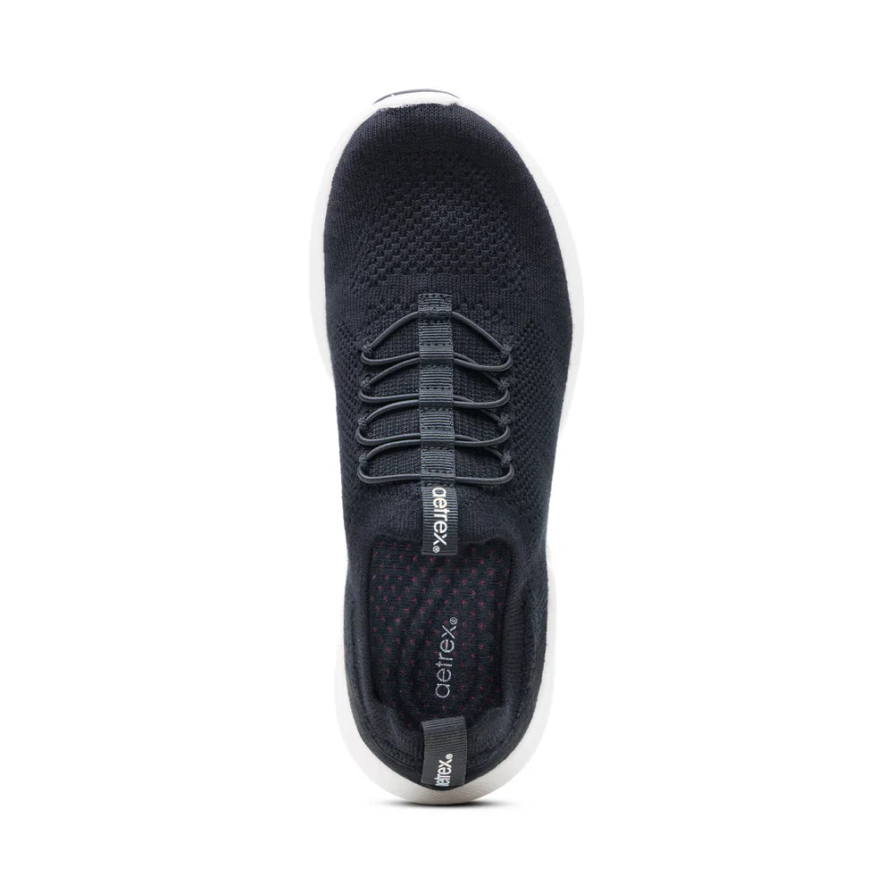 Kinsley Arch Support Women Sneaker - Black - Sole Therapy